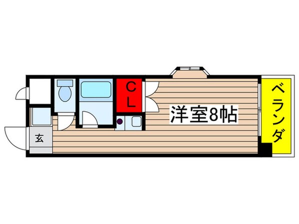 ハイツ名和の物件間取画像